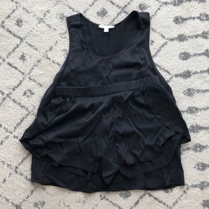 Lunya washable silk set in Black